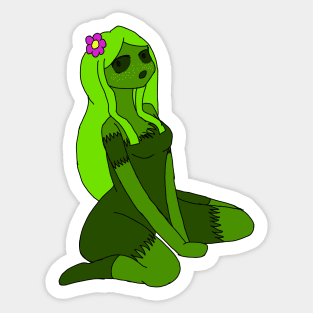 Cactus Girl Sticker